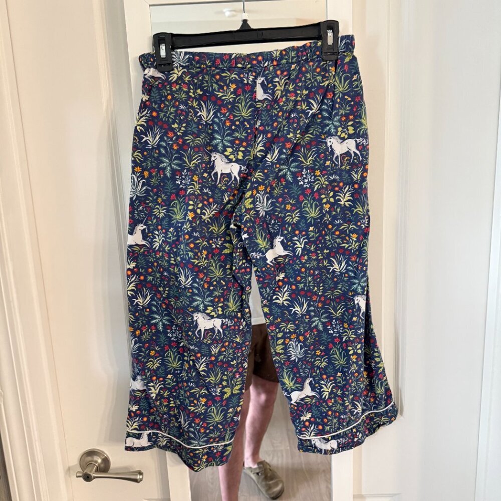 Printfresh Unicorn Botanical Pajama Pants XS Organic Cotton Lounge - Picture 3 of 4